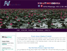Tablet Screenshot of angkorvisitor.com